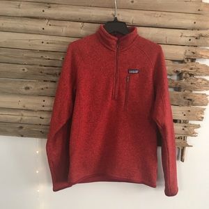 Patagonia M pullover sweatshirt Rust polyester